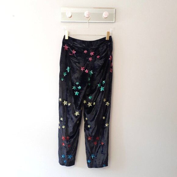 NWT Rococo Sand velvet sequin star blazer and pants set, S - Picture 10 of 11